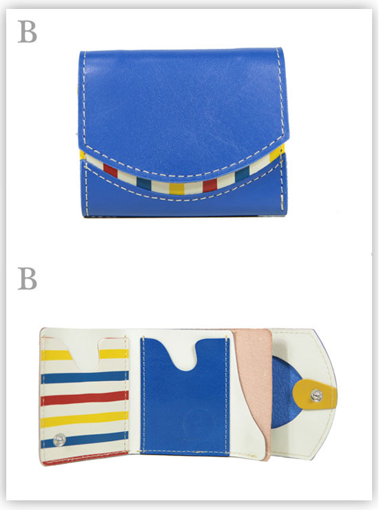 小さい財布　azzurri：B